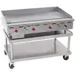Wolf Wolf ASA48 48'' Countertop Gas Griddle with Mechanical Controls - 108,000 BTU